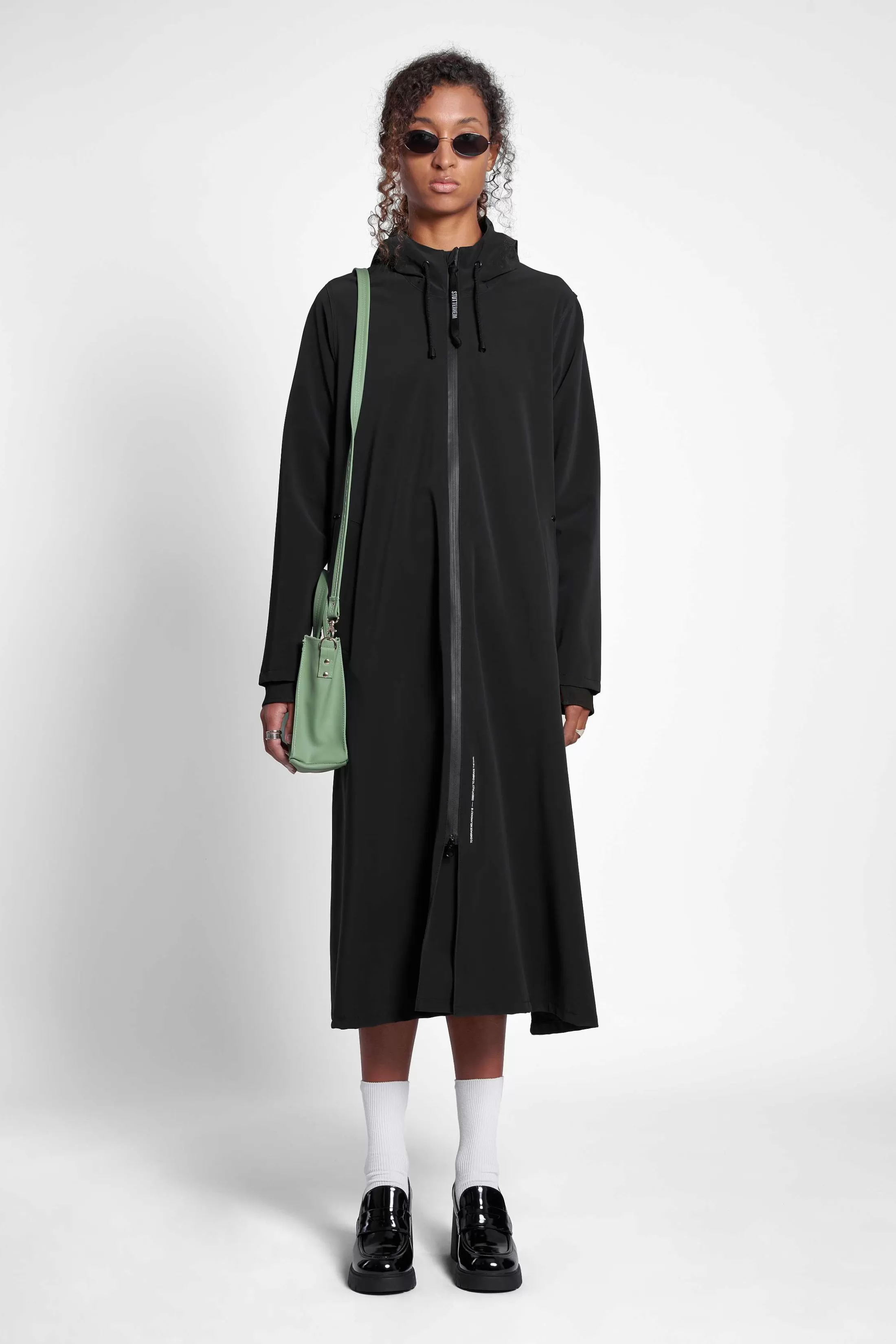 STUTTERHEIM Mosebacke Lange Matte Regenjas Met Rits New
